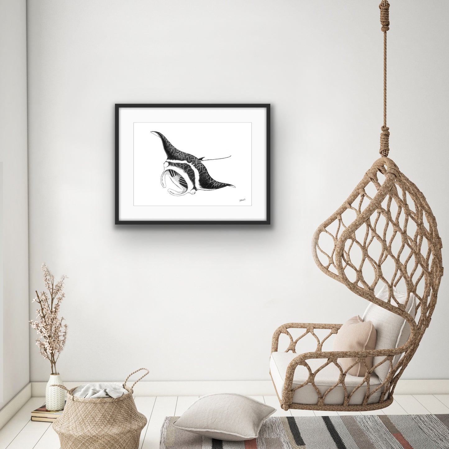 Manta Ray fine art print